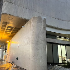 Commercial-Pressure-Washing-at-the-Bay-Building-Corpus-Christi-TX-Restoring-a-Landmark-with-Expert-Building-Wash-and-Sidewalk-Cleaning 1