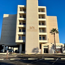 Commercial-Pressure-Washing-at-the-Bay-Building-Corpus-Christi-TX-Restoring-a-Landmark-with-Expert-Building-Wash-and-Sidewalk-Cleaning 0