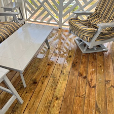 Deck-Cleaning-in-Port-Aransas-TX-Multi-Level-Deck-Restoration-at-Cinnamon-Shore-Condo-Above-Dylans-Coal-Oven-Pizza 0